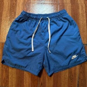 Nike Blue Retro Tech Sportswear Running Train Shorts Small